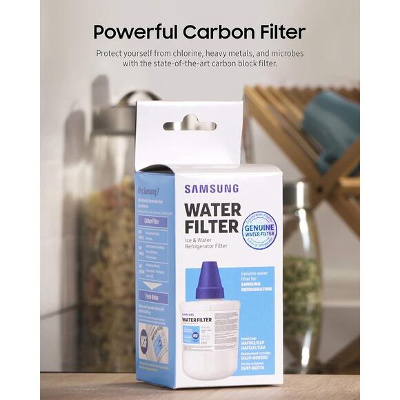 Genuine Samsung DA29-00003G Refrigerator Ice & Water Filter OEM HAFIN2/EXP New - Picture 6 of 8